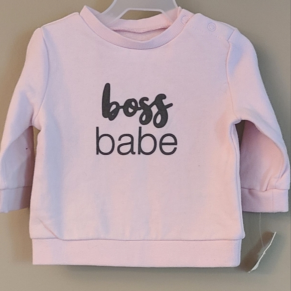 unknown Other - NWT light pink crew neck sweatshirt